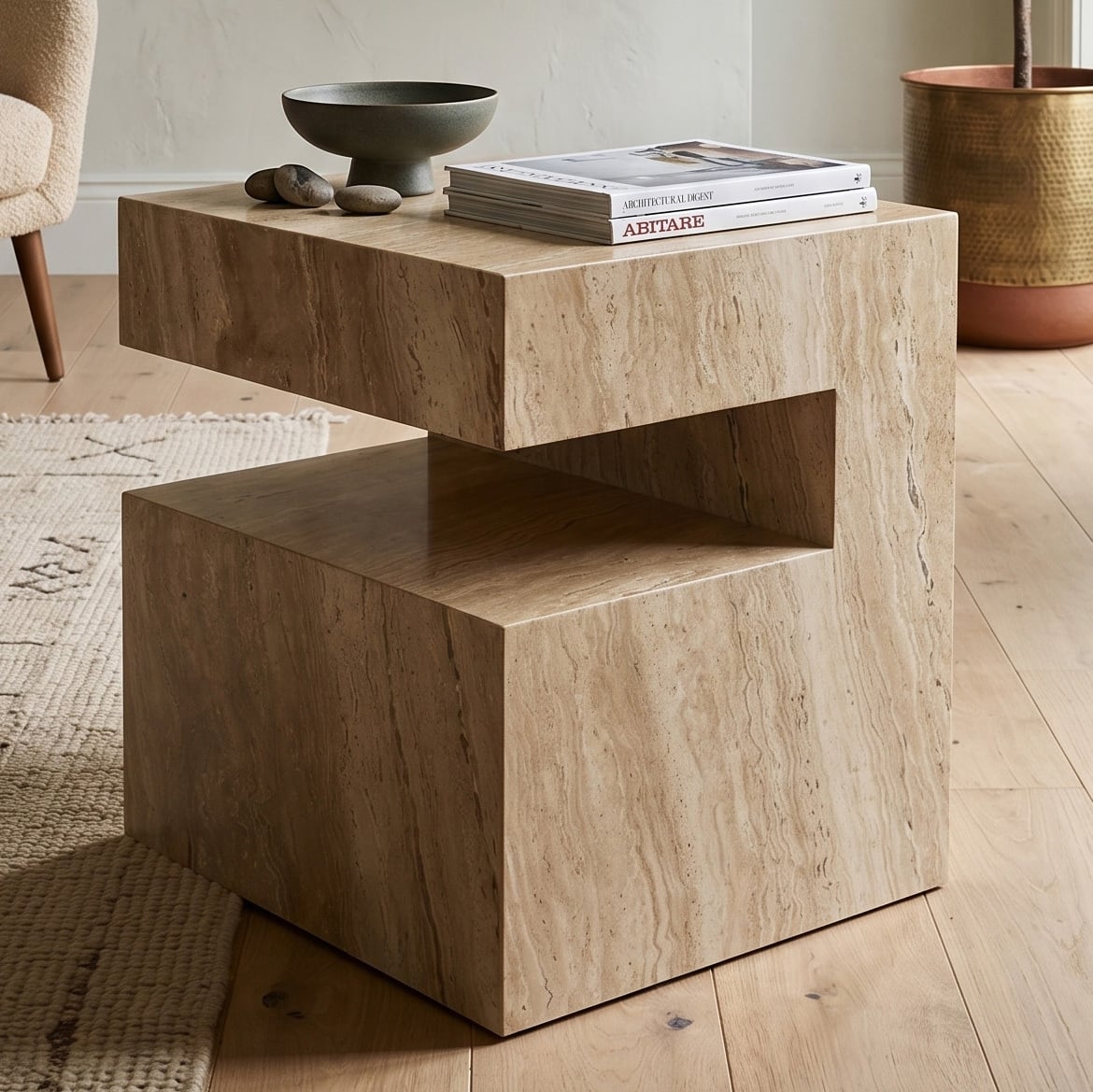 Gertrud Marble Side Table