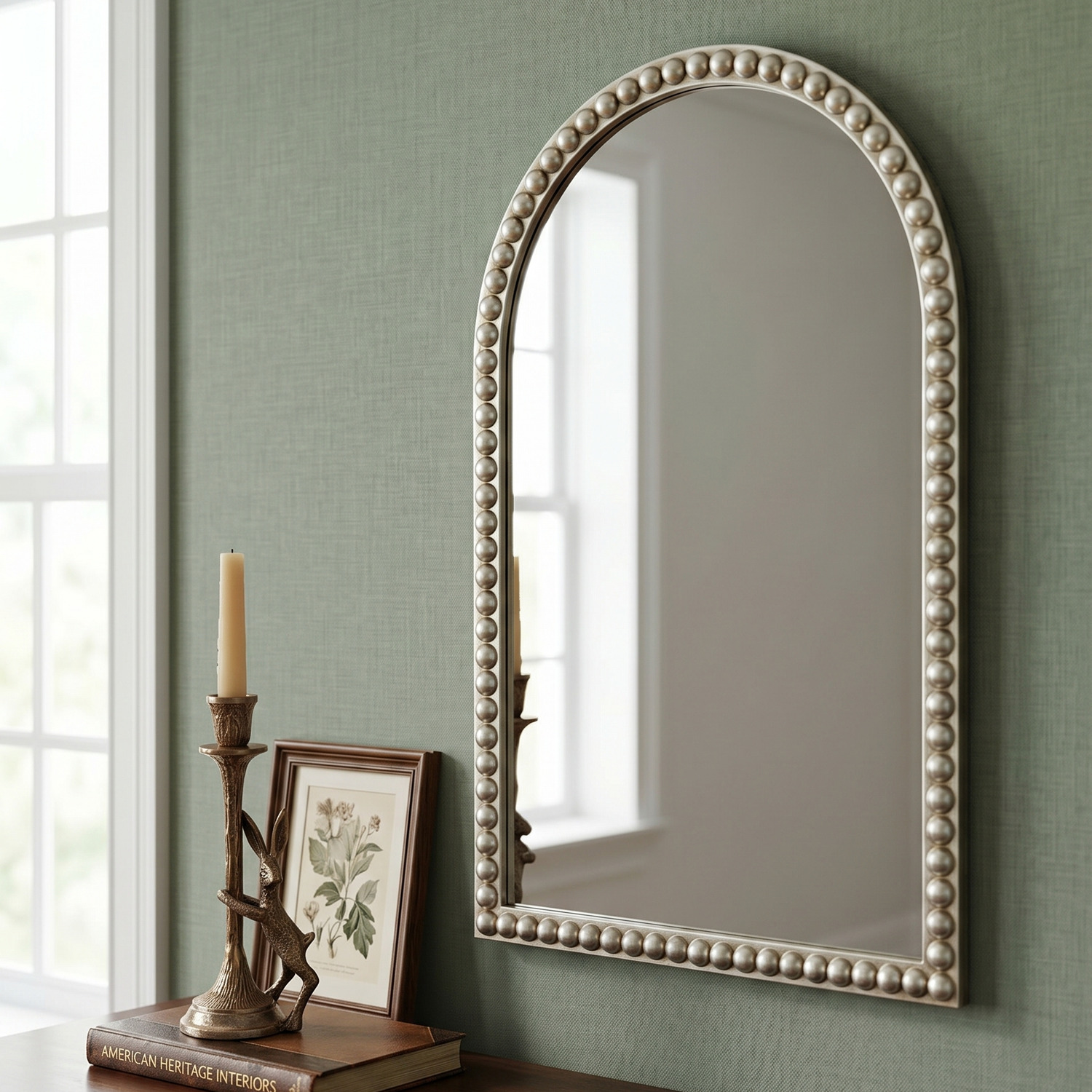Tivian Iron Wall Mirror