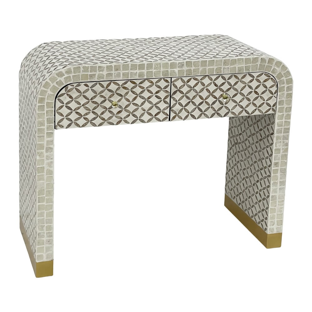 Ilias Mother of Pearl Console Table