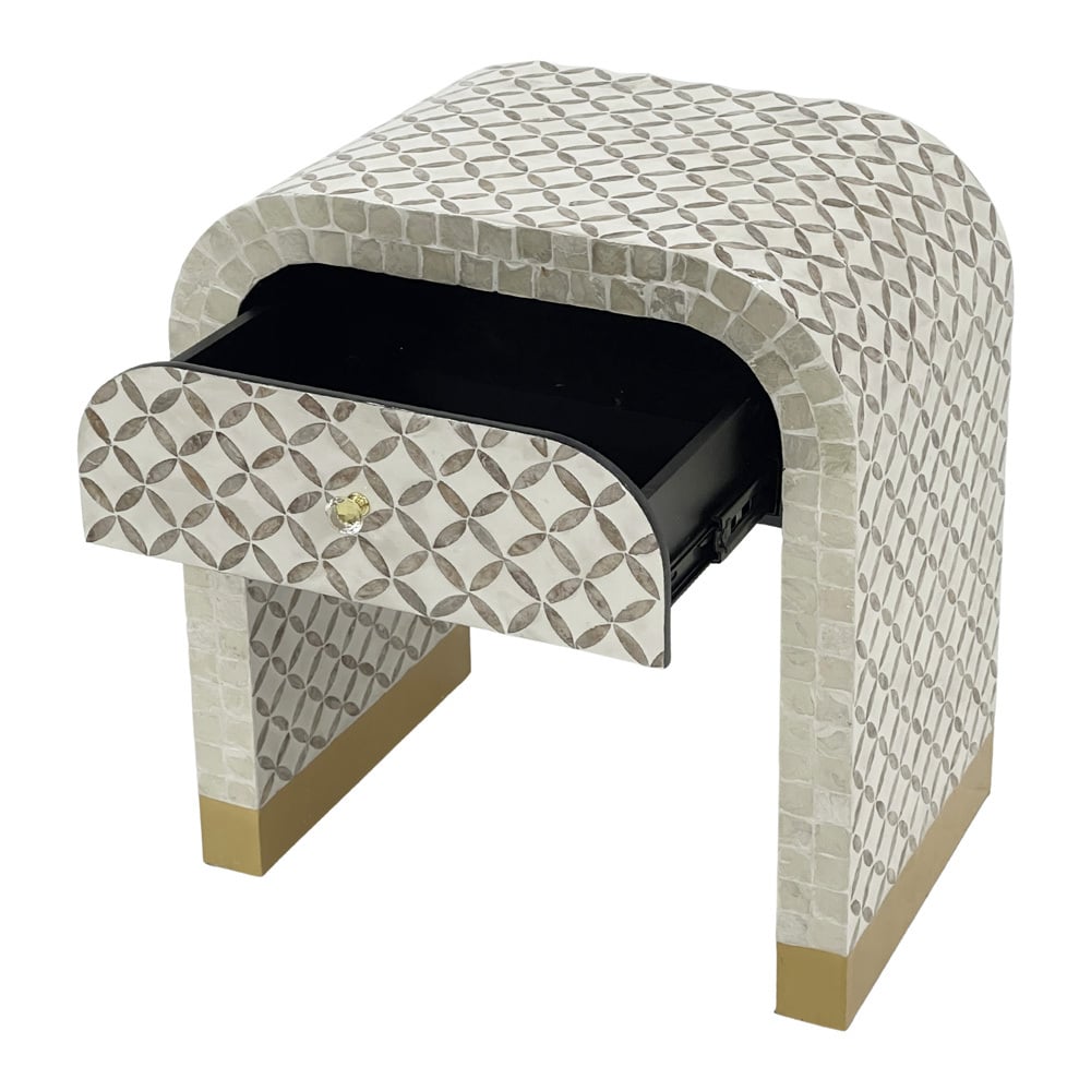 Ilias Mother of Pearl Side Table