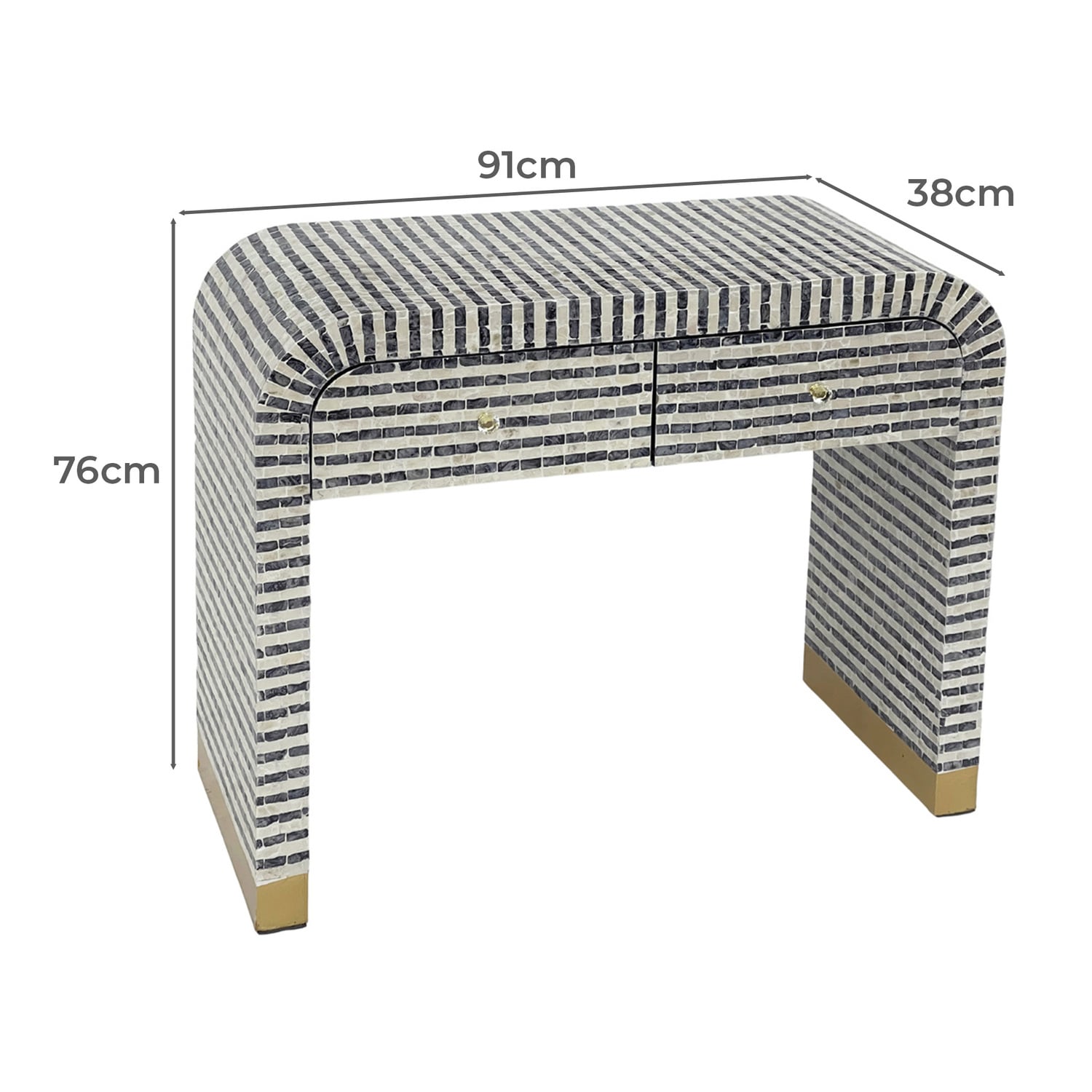 Cai Mother of Pearl Console Table