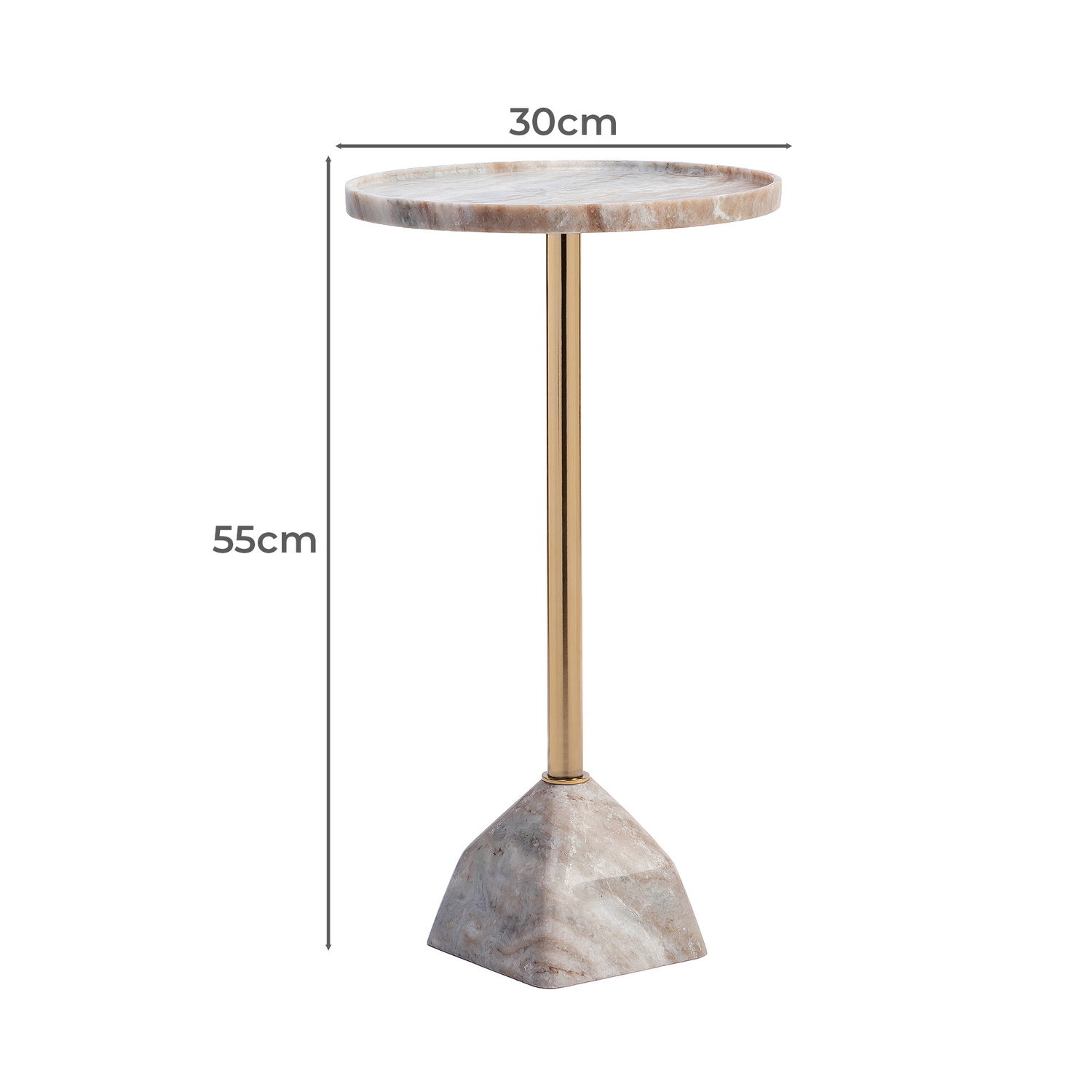 Thayer Indian Marble Side Table
