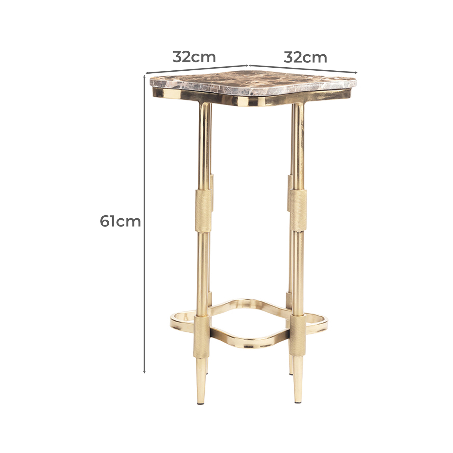 Thorne Indian Marble Side Table