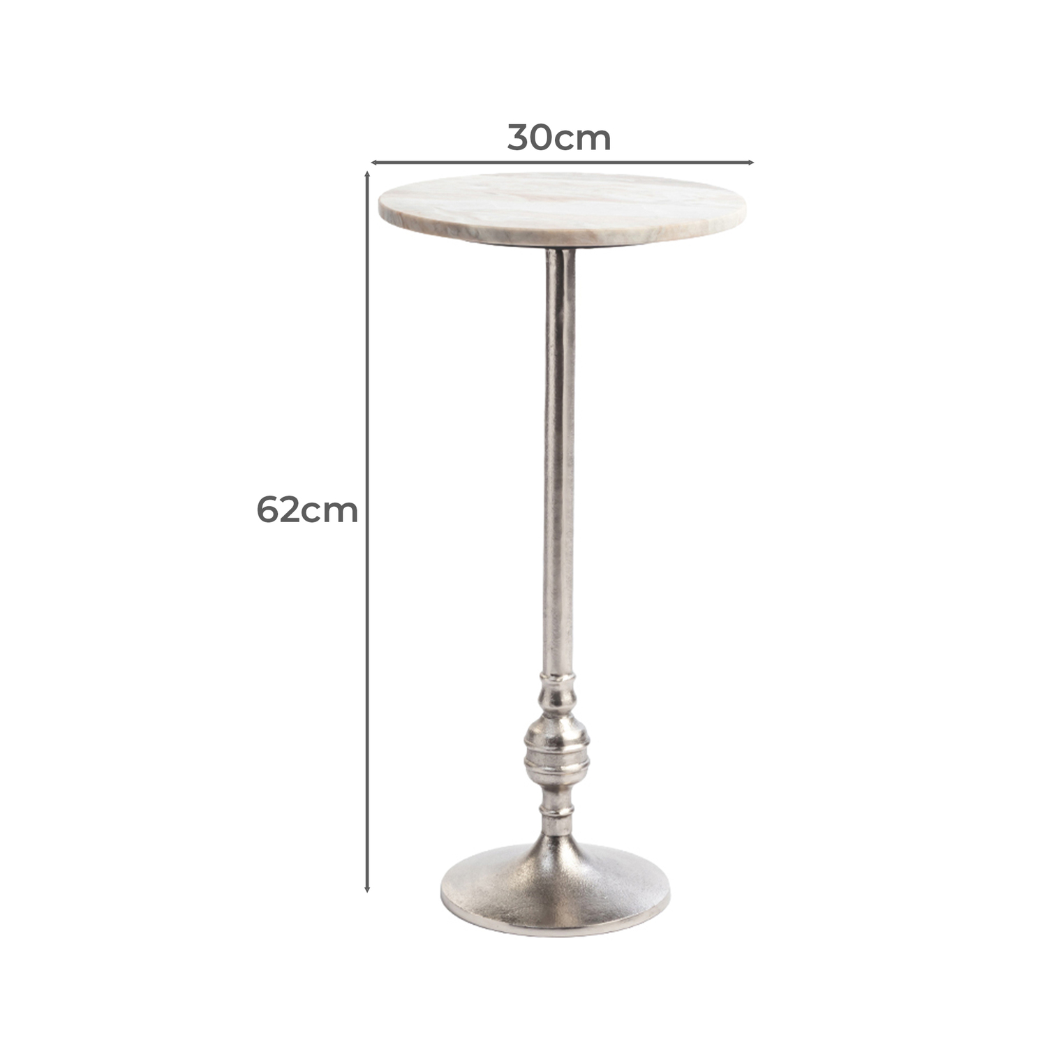 Lucien Indian Marble Side Table