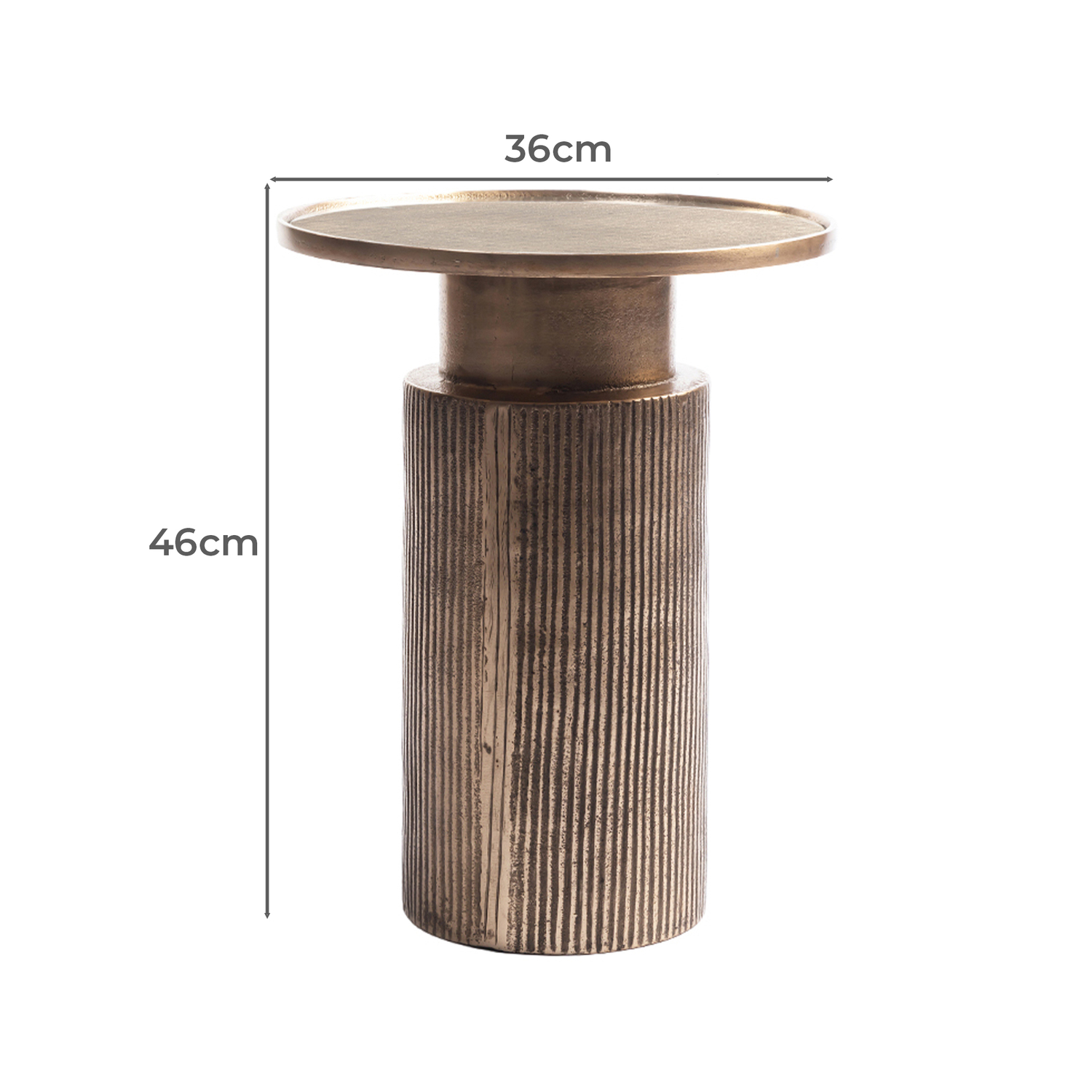Zeno Mango Wood Side Table