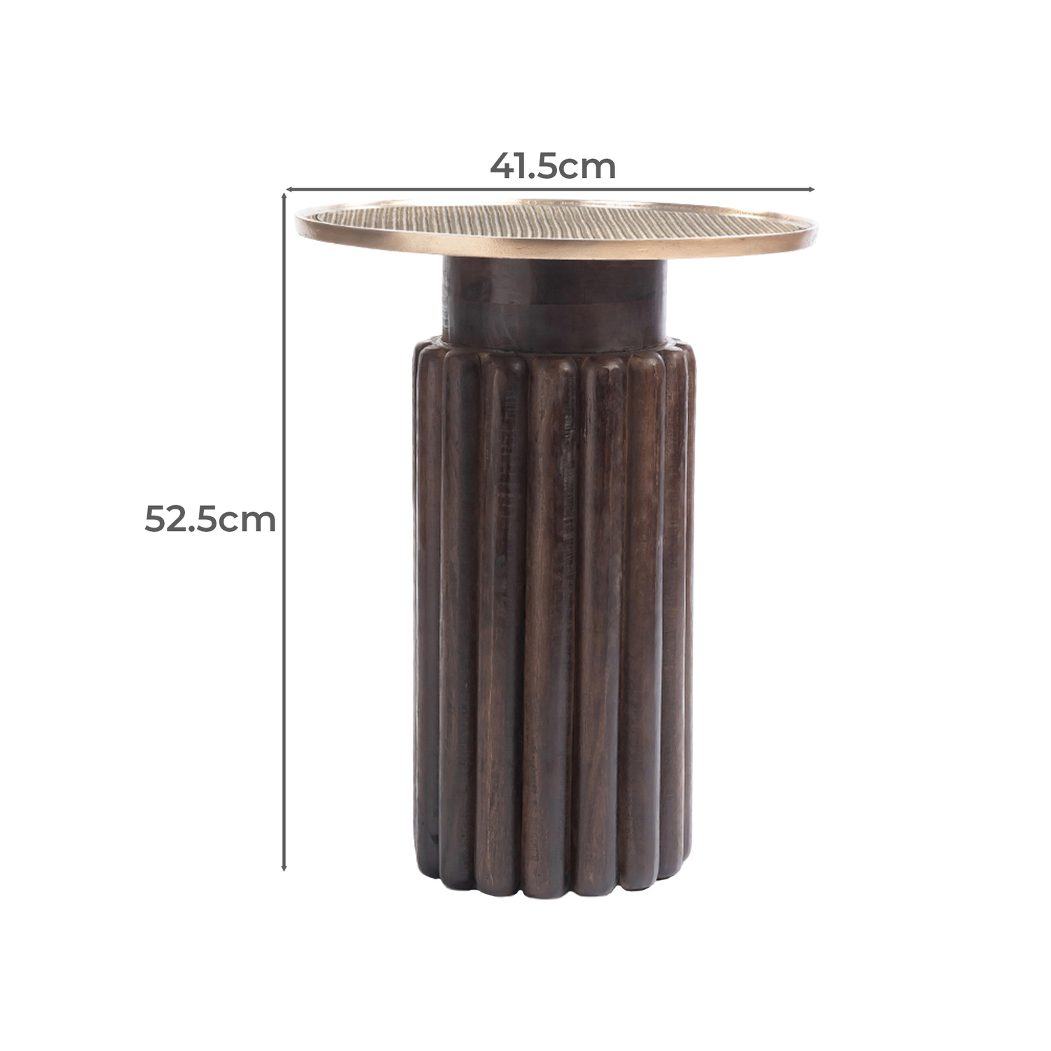 Carson Mango Wood Side Table