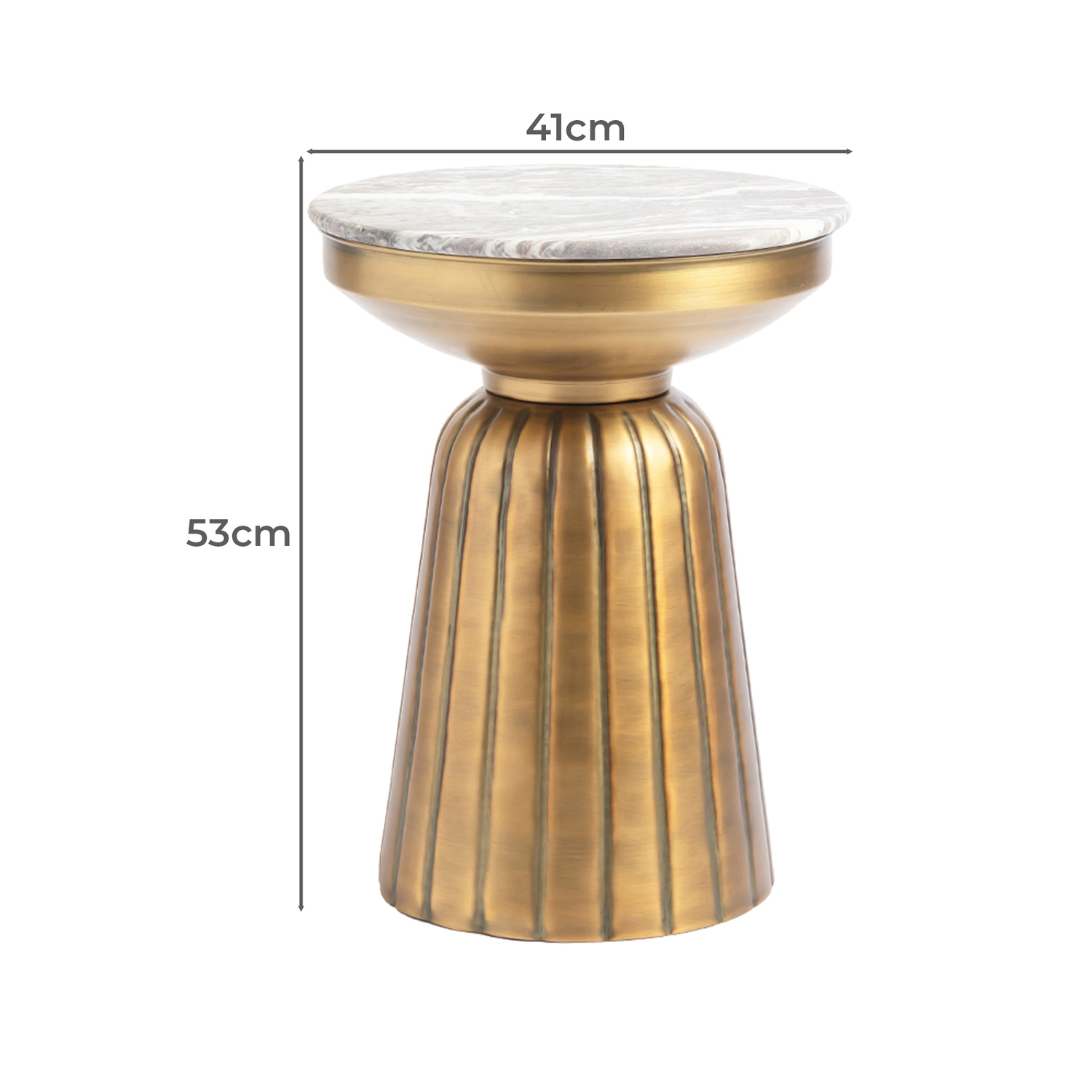 Joron Toronto Marble Side Table