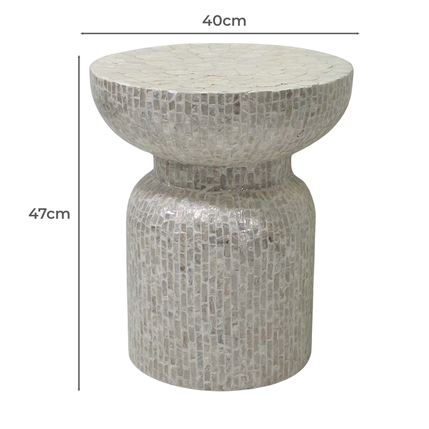 Lorelei Mother of Pearl Side Table