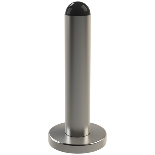 Satin Wall Mounted Adjustable Door Stop