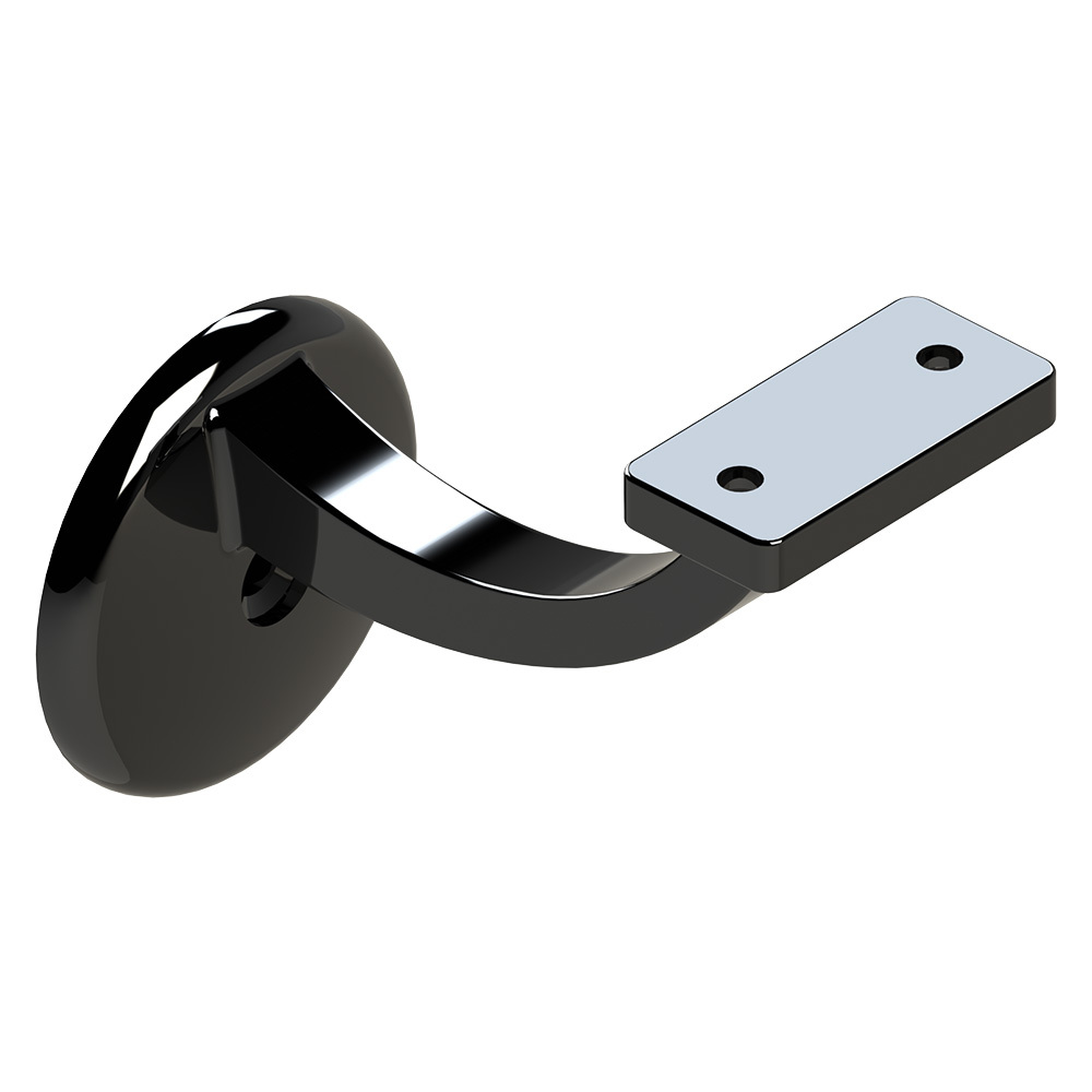 Single Exposed Flat Top Stair Rail Bracket