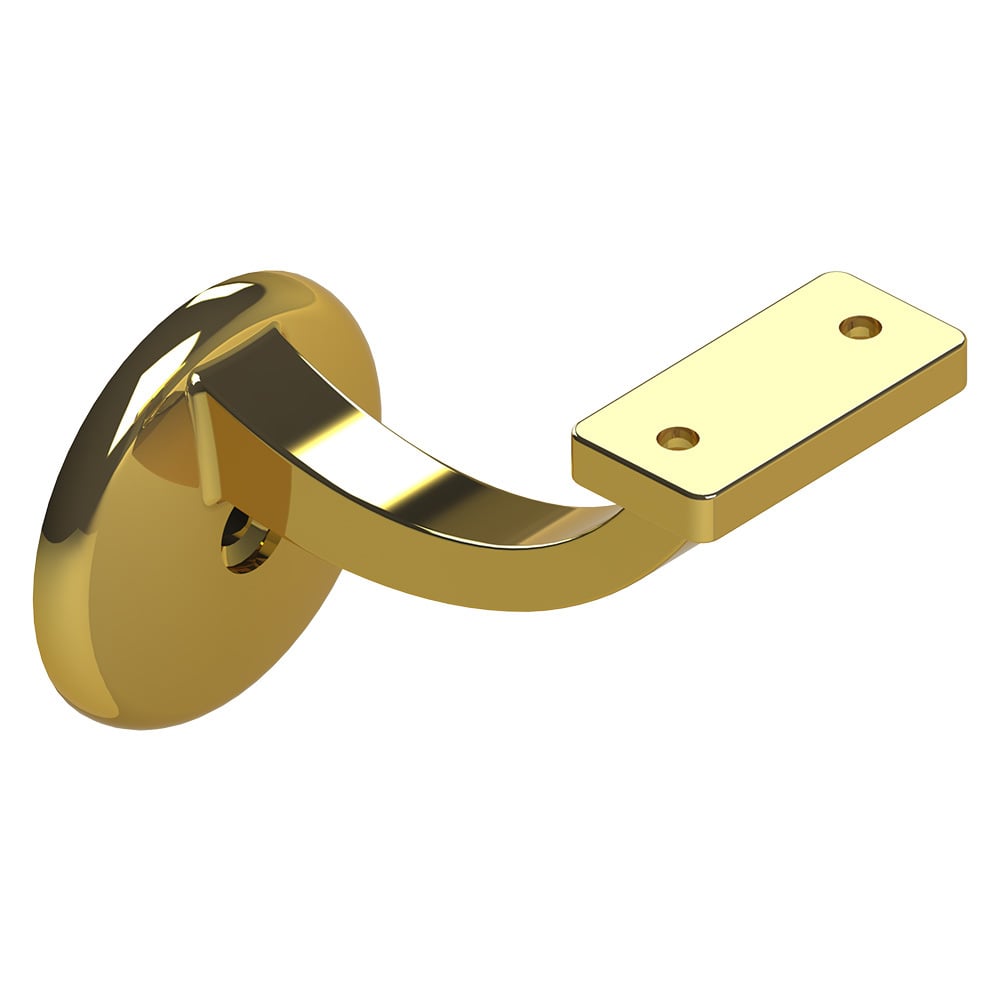 Single Exposed Flat Top Stair Rail Bracket