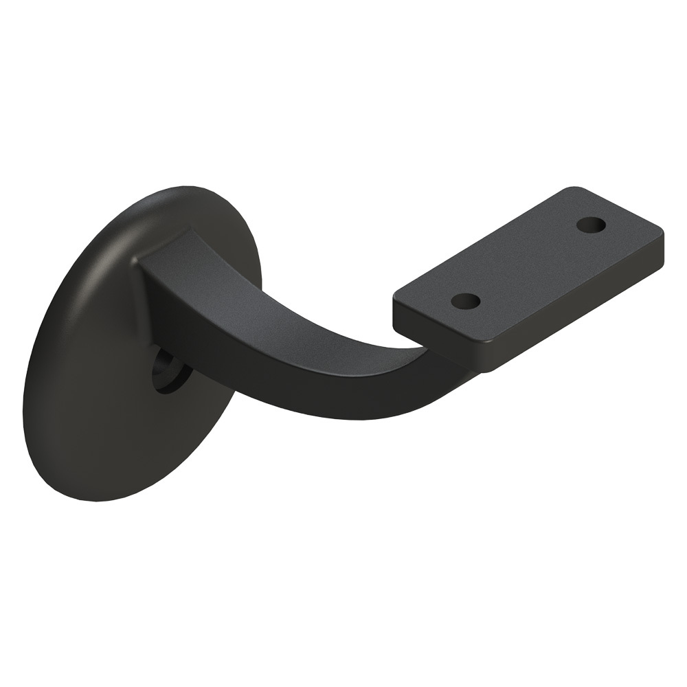 Single Exposed Flat Top Stair Rail Bracket