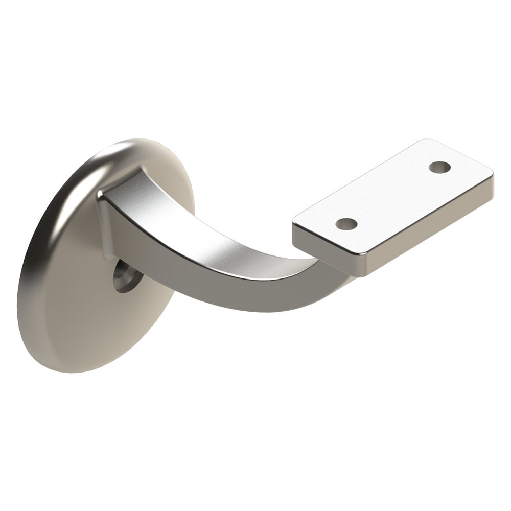 Single Exposed Flat Top Stair Rail Bracket