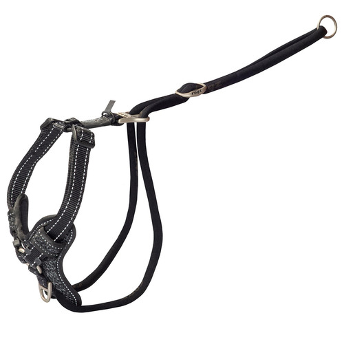 Black Rogz Control Stop Pull Harness