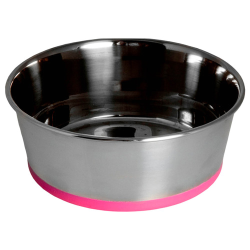 Rogz Medium Slurp Stainless Steel Dog Bowl