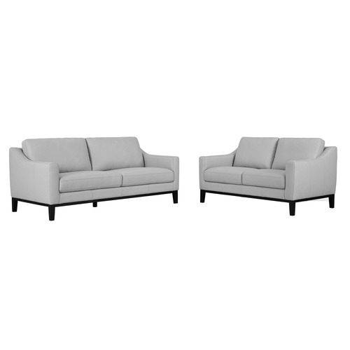 Irwin 4.5 Seater Leather Sofa Set | Temple & Webster