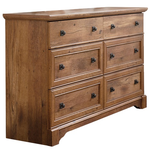 Sauder Vintage Oak Look Palladia Dresser Reviews Temple Webster