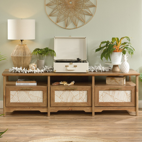 South West Living Natural Coral Cape Lowline Entertainment Unit