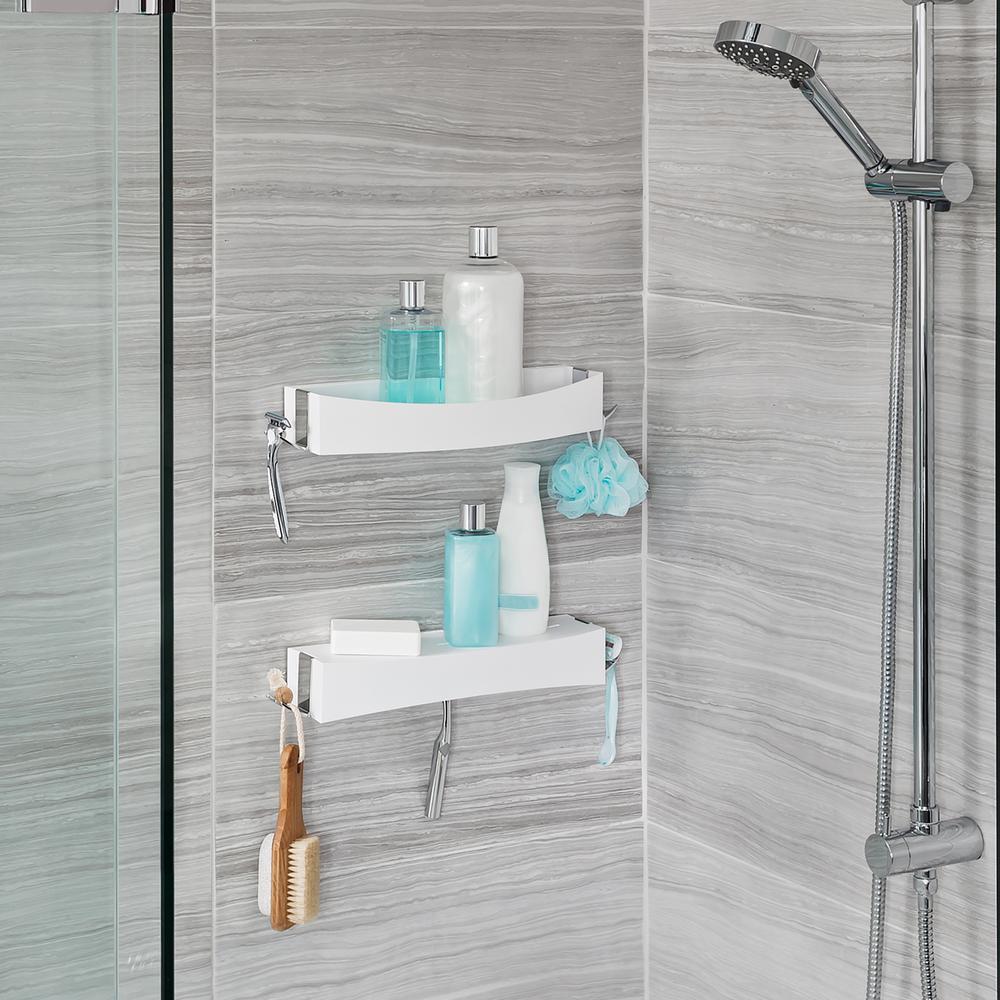Clever Flip Shower Shelf