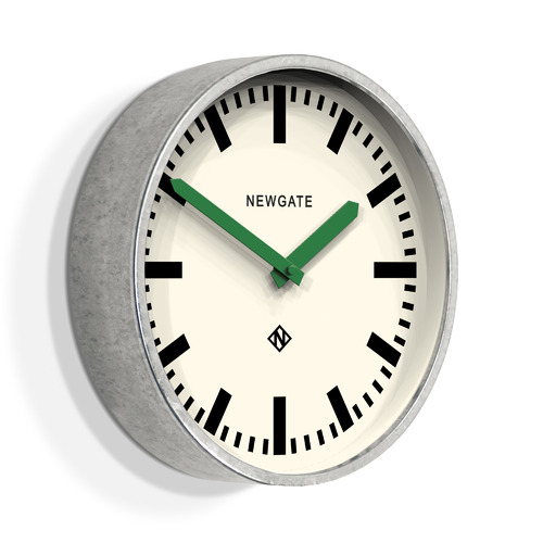 30cm Luggage Galvanised Wall Clock