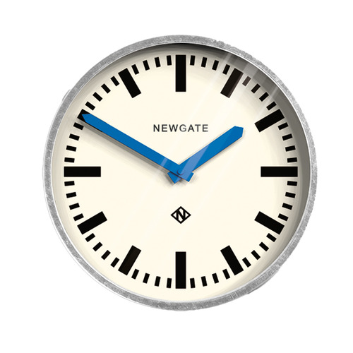 30cm Luggage Galvanised Wall Clock