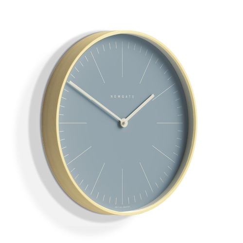 Pill Blue Mr Clarke Wall Clock