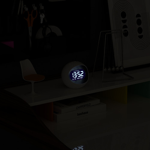 Centre Of The Earth LCD Alarm Clock