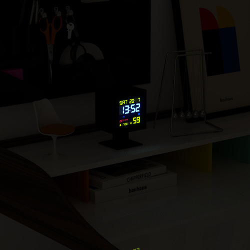 Monolith LCD Alarm Clock