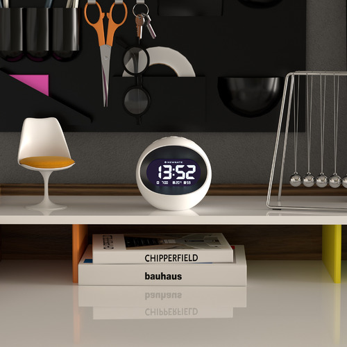 Centre Of The Earth LCD Alarm Clock