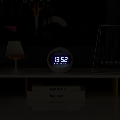 Centre Of The Earth LCD Alarm Clock