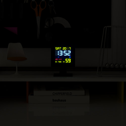 Monolith LCD Alarm Clock