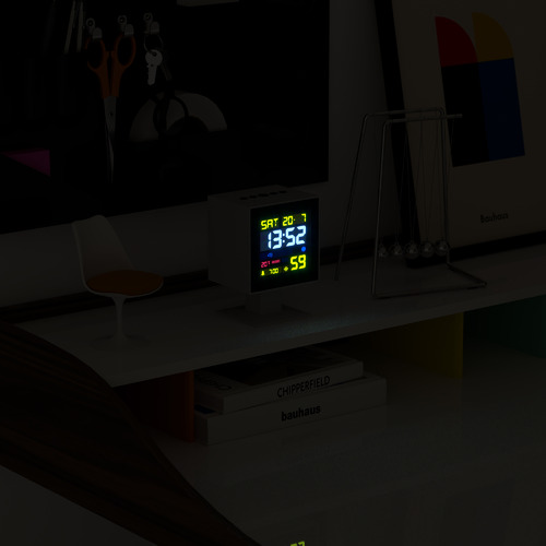 Monolith LCD Alarm Clock