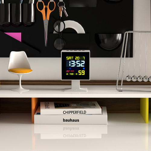 Monolith LCD Alarm Clock