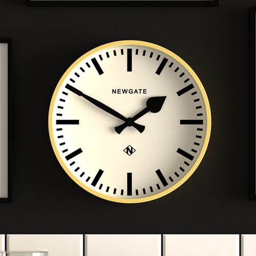 Newgate Railway Wall Clock Temple & ster