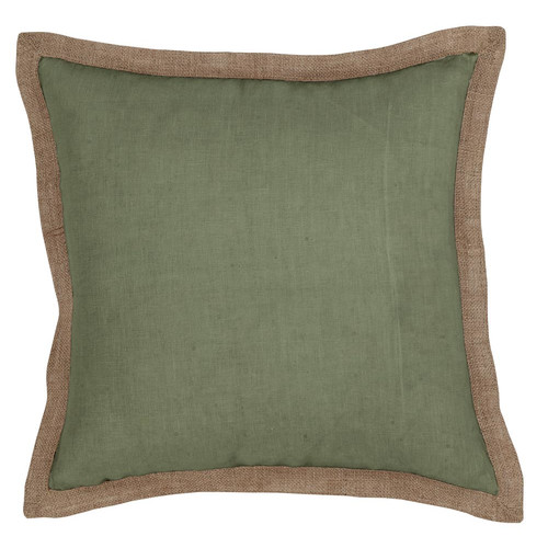 Hampton Sage Green Linen Cushion Temple & ster