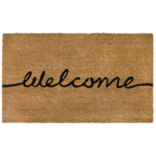 Welcome Printed Coir Mat
