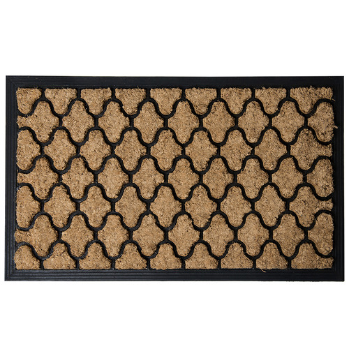 J.Elliot Diamond Brush Moulded Coir Doormat Temple & ster
