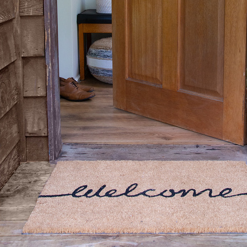 J.Elliot Welcome Printed Coir Doormat | Temple & Webster