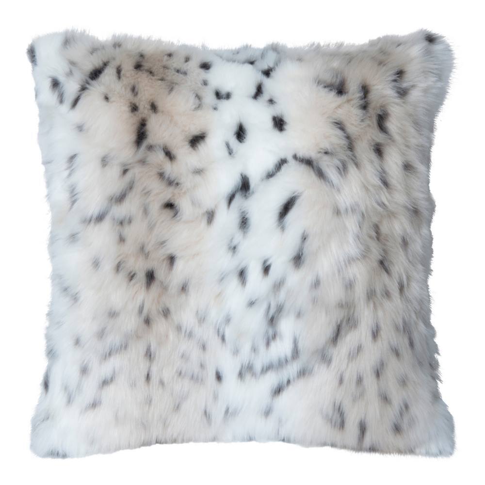 snow leopard cushion