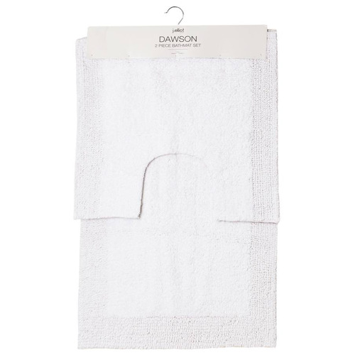 2 Piece Dawson Cotton Bath Mat Set