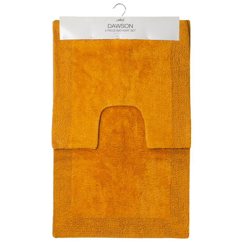 2 Piece Dawson Cotton Bath Mat Set