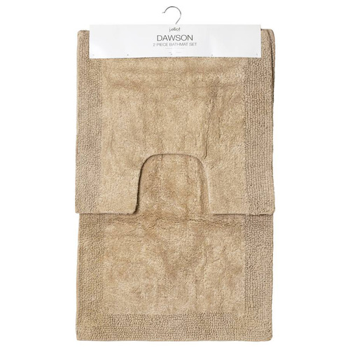 2 Piece Dawson Cotton Bath Mat Set