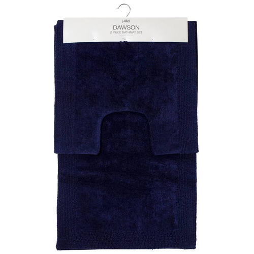 2 Piece Dawson Cotton Bath Mat Set