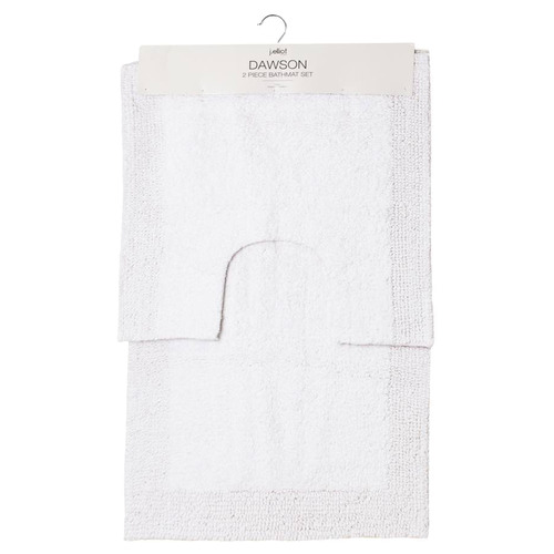 2 Piece Dawson Cotton Bath Mat Set