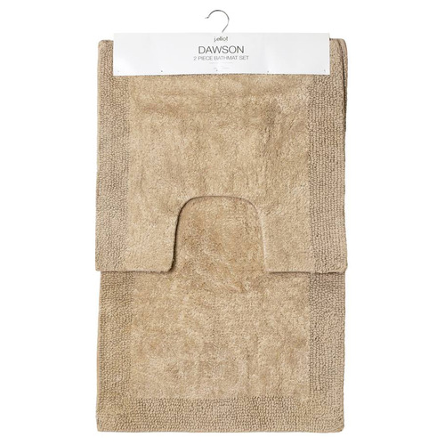 2 Piece Dawson Cotton Bath Mat Set