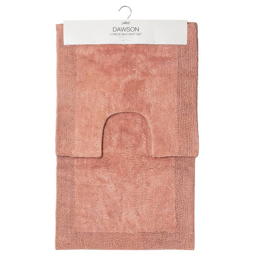 2 Piece Dawson Cotton Bath Mat Set