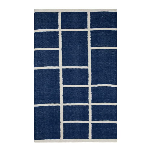 Navy Nadia Cotton Rug