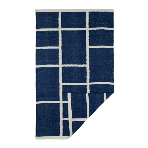 Navy Nadia Cotton Rug