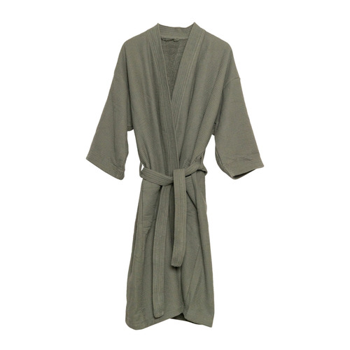 Camila Waffle Cotton Bathrobe Temple & ster
