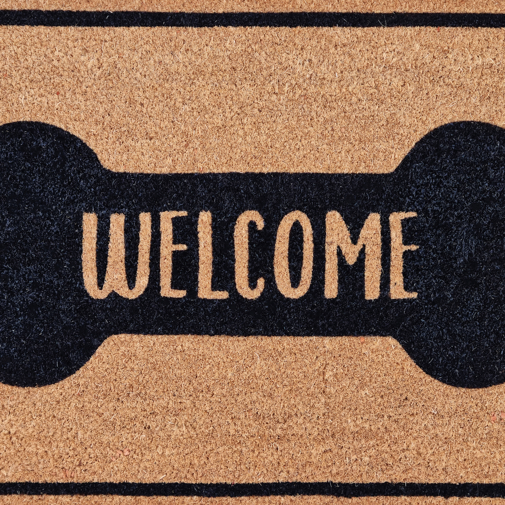 Dog Welcome Coir Doormat